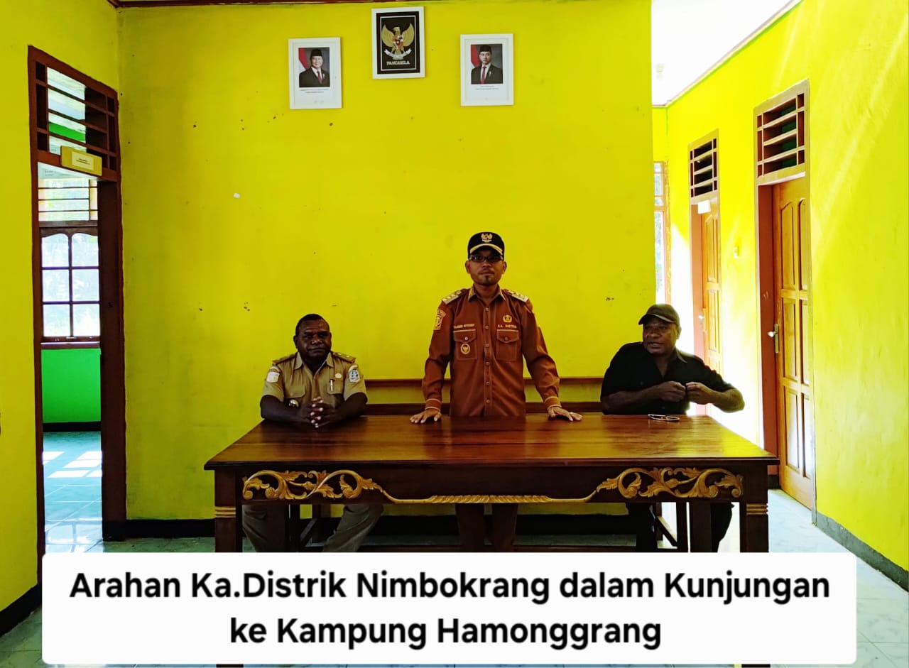 Kerja Bakti Kantor Distrik Nimbokrang